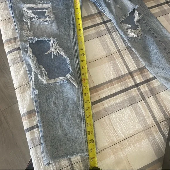 KanCan Collie High Rise Mom Jeans Distressed Blue‎ Jeans size 9/28 - Picture 11 of 14